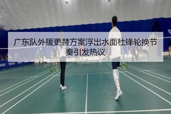 广东队外援更替方案浮出水面杜锋轮换节奏引发热议